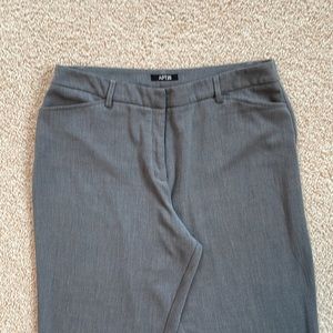 Lightweight Gray 14P Dress Pants w/4 Pockets. Fabric drapes softly.
